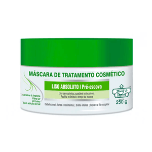 Máscara de Tratamento Flores e Vegetais Liso Absoluto 250g