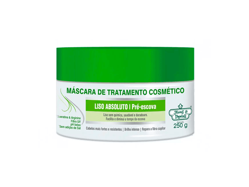 Máscara de Tratamento Flores e Vegetais Liso Absoluto 250g