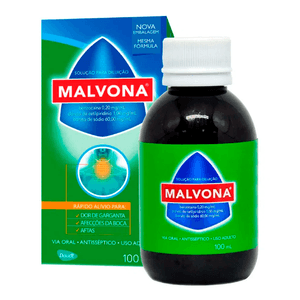 Solução Antisséptica Bucal Malvona 100ml