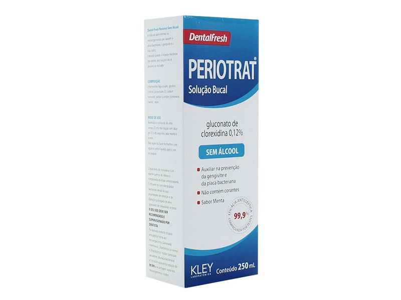 Solução Bucal Periotrat Sem Álcool Menta 250ml