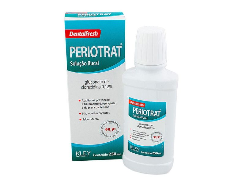 Solução Bucal Periotrat Com Álcool Menta 250ml