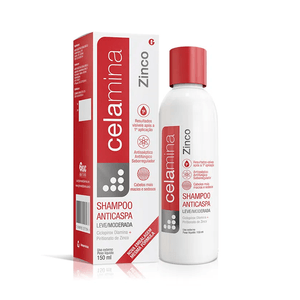 Shampoo Anticaspa Celamina Zinco Glenmark 150ml