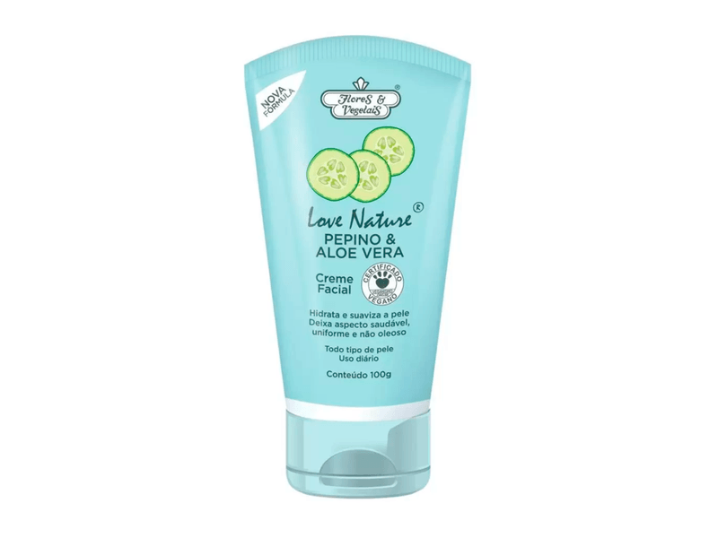Creme-Facial-Flores-e-Vegetais-Pepino-100g