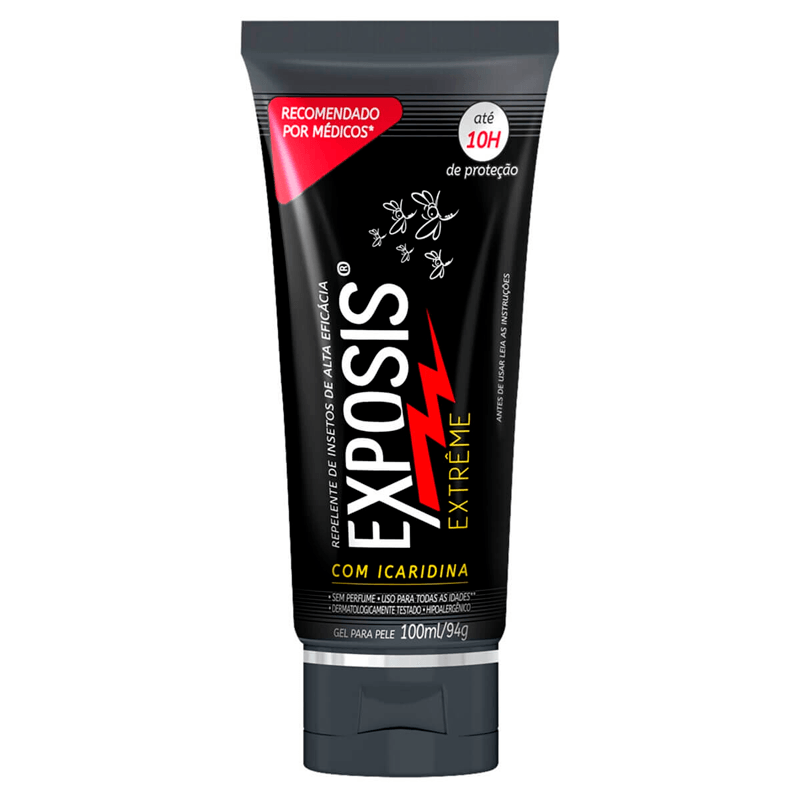Gel Repelente Exposis Extrême 100ml-ProteçãoEficaz Contra Insetos