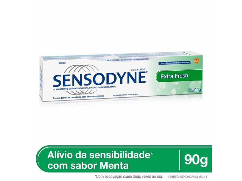 Creme-Dental-Sensodyne-Extra-Fresh-Sabor-Menta-90g