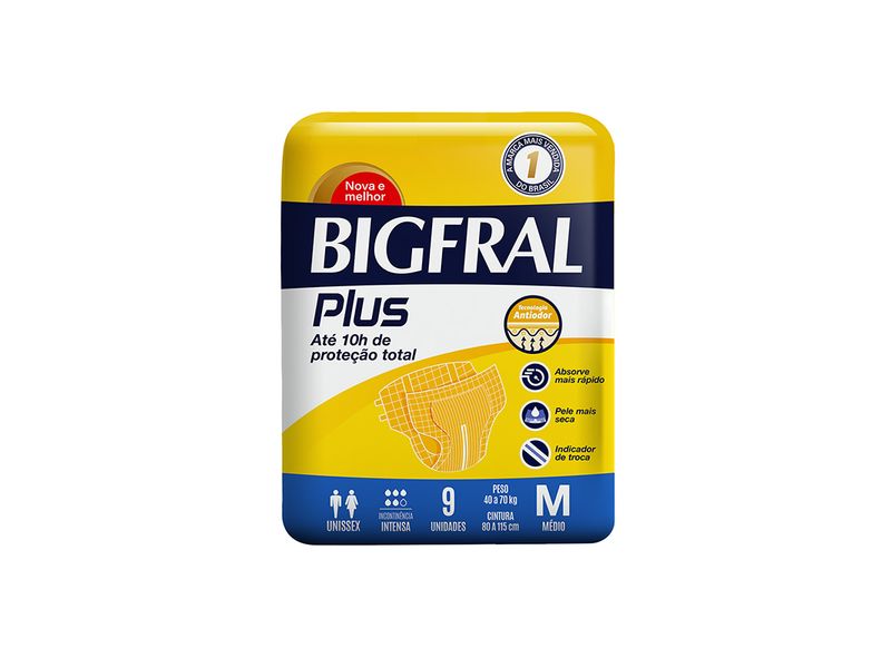 Fralda-Geriatrica-Bigfral-Plus-M-com-9-unidades