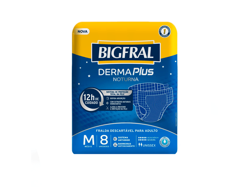 Fralda-Descartavel-Bigfral-Derma-Plus-Noturna-M-8-Unidades