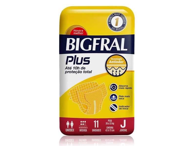 Fralda-Geriatrica-Bigfral-Plus-Compacta-Juvenil-11-Unidades
