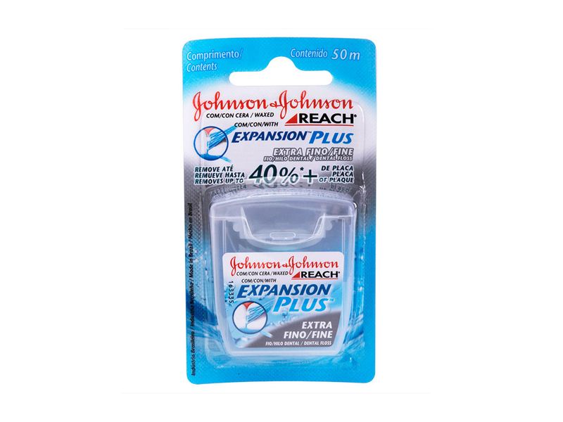 Fio-Dental-Johnson---Johnson-Reach-Expansion-Plus-Extra-Fino-50m