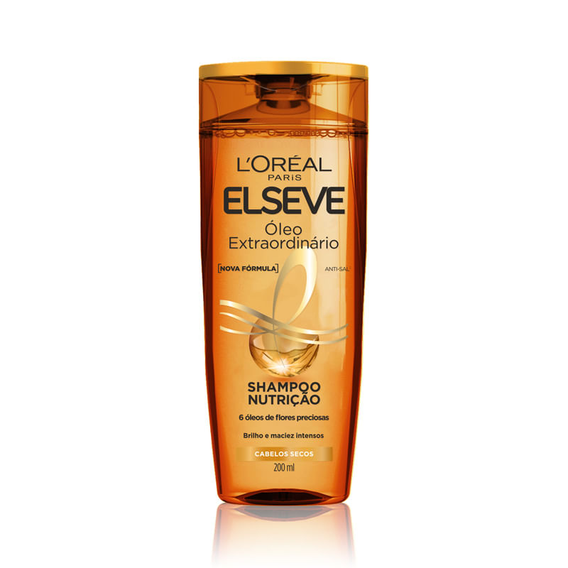 Shampoo Elseve L'Oréal Óleo Extraordinário 200ml