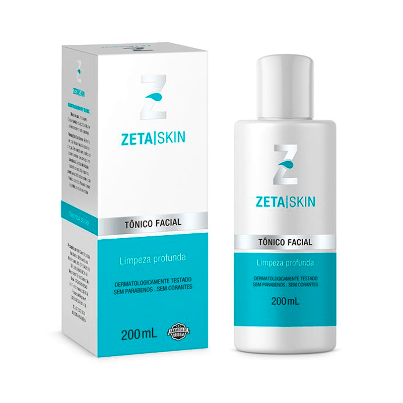C60 SKIN 3FL OZ 美容液 Tônico Facial Zeta Skin Limpeza Profunda - Compre na Drogal