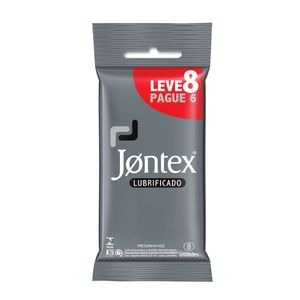 Preservativo Jontex Lubrificado 8 Unidades
