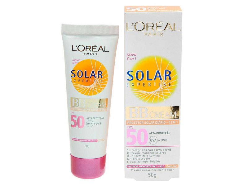 Protetor-Solar-Expertise-LOreal-BB-Cream-FPS50-com-Cor-50g