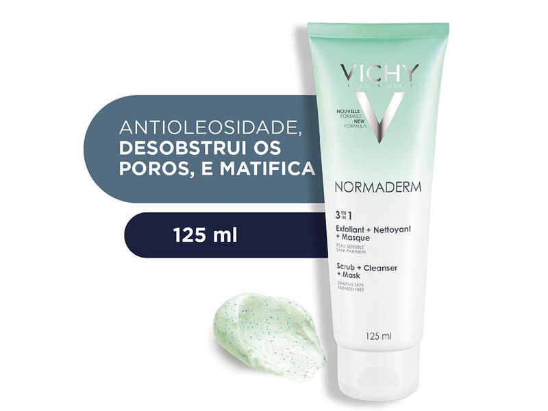 Gel-Creme-Limpeza-e-Esfoliacao-Vichy-Normaderm-3-em-1-125ml