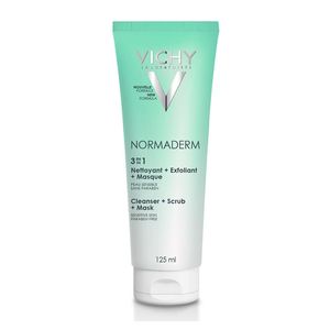 Gel Creme Limpeza e Esfoliação Vichy Normaderm 3 em 1 125ml