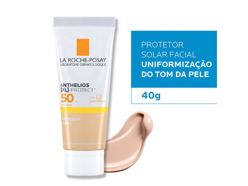 Protetor-Solar-Facial-5em1-La-Roche-Posay-Anthelios-BB-Cream-FPS50-40g