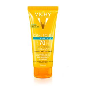 Protetor Solar Corporal Vichy Idéal Soleil Hydrasoft FPS70 200ml