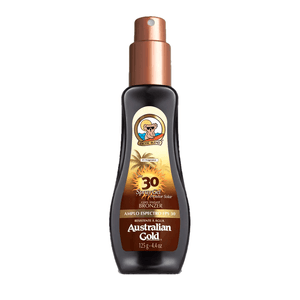 Protetor Solar Corporal Australian Gold Bronzer Gel FPS30 Spray 125ml
