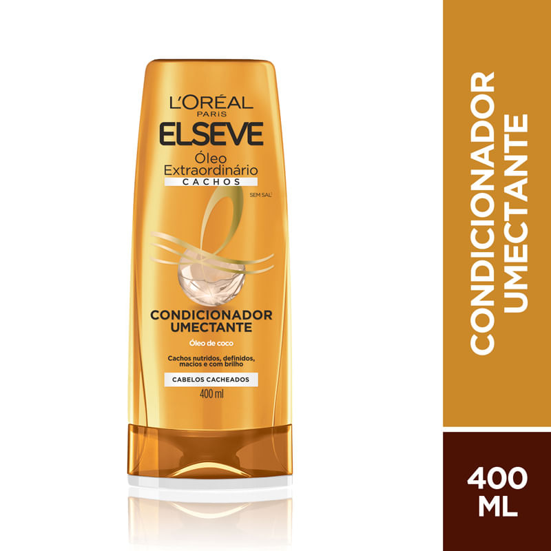 Condicionador Elseve Óleo Extraordinário Cachos 400ml