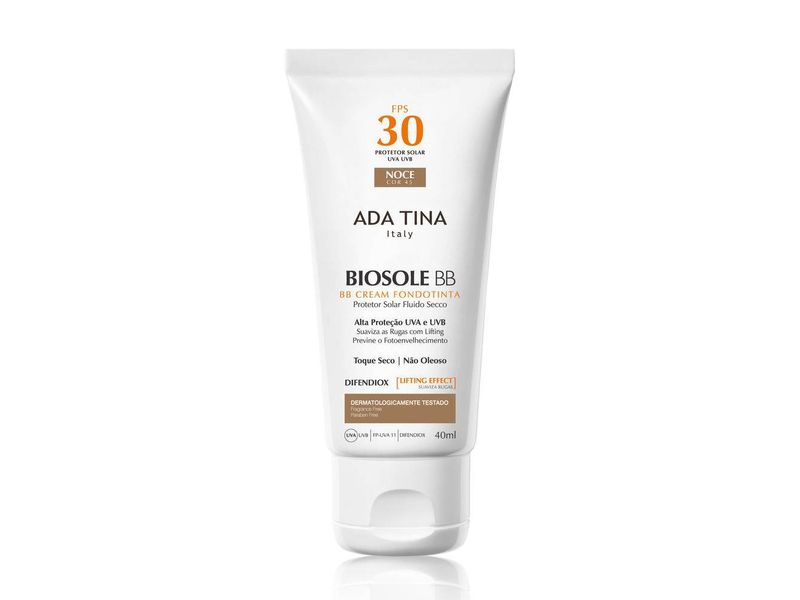 Protetor-Solar-Ada-tina-Biosole-Bb-Cream-Noce-FPS30-40ml