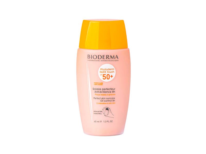 Protetor-Solar-Facial-Bioderma-Photoderm-Nude-Touch-50--FPS50-Claro-40ml