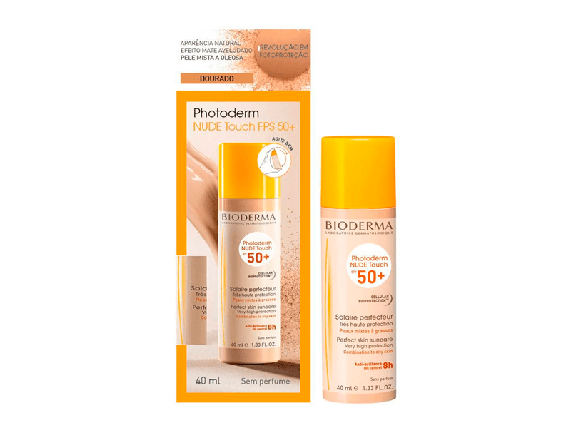 Protetor-Solar-Facial-Photoderm-Nude-Touch-FPS50--Dourado-40ml