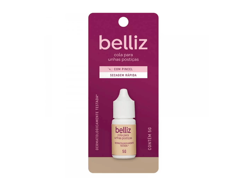 Cola para Unhas Postiças Belliz 5g