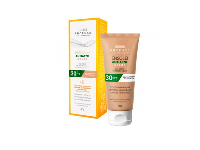 Protetor-Solar-Profuse-Ensolei-Antiacne-Color-FPS-30-40g