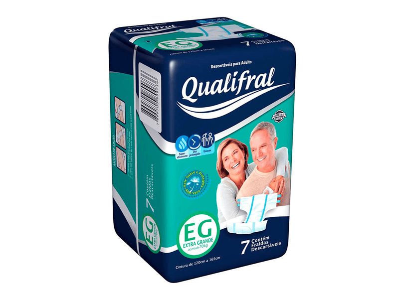 Fraldas-Geriatricas-Descartavel-Qualifral-EG-7-Unidades