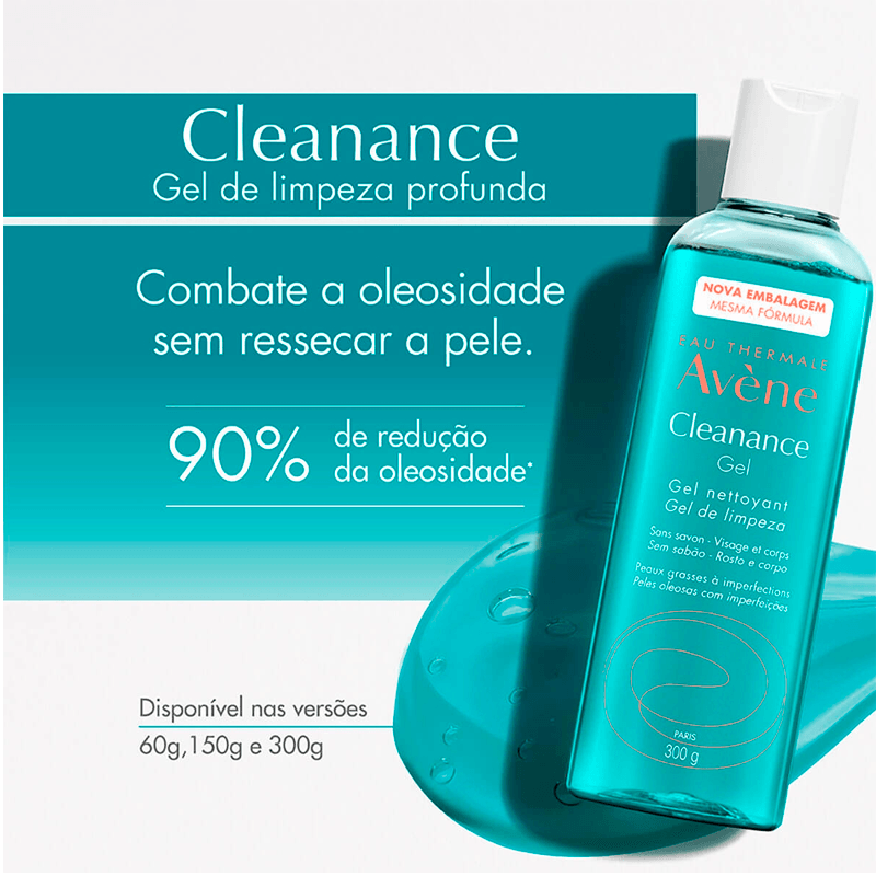 Gel de Limpeza profunda Avène Cleanance 300g