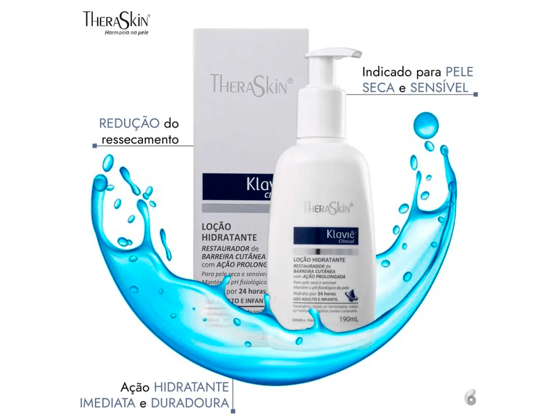 Locao-Hidratante-TheraSkin-Klavie-Clinical-190ml