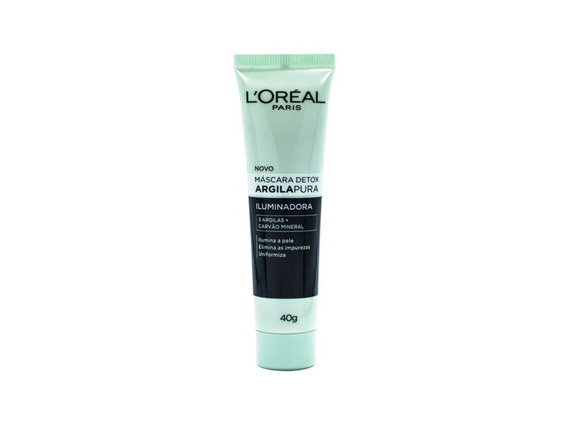 Máscara Facial LÓréal Paris Argila Pura Detox 40g