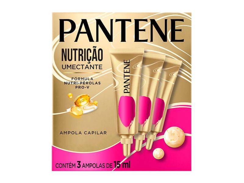 Kit Ampola Capilar Pantene Nutrição Umectante 45ml