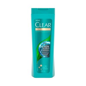 Shampoo Anticaspa Clear Women Scalpfoods Detox Diário 200ml
