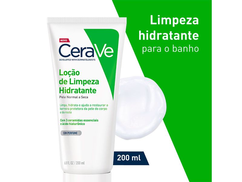 Locao-de-Limpeza--Cerave-Hidratante--Pele-Normal-a-Seca-200ml