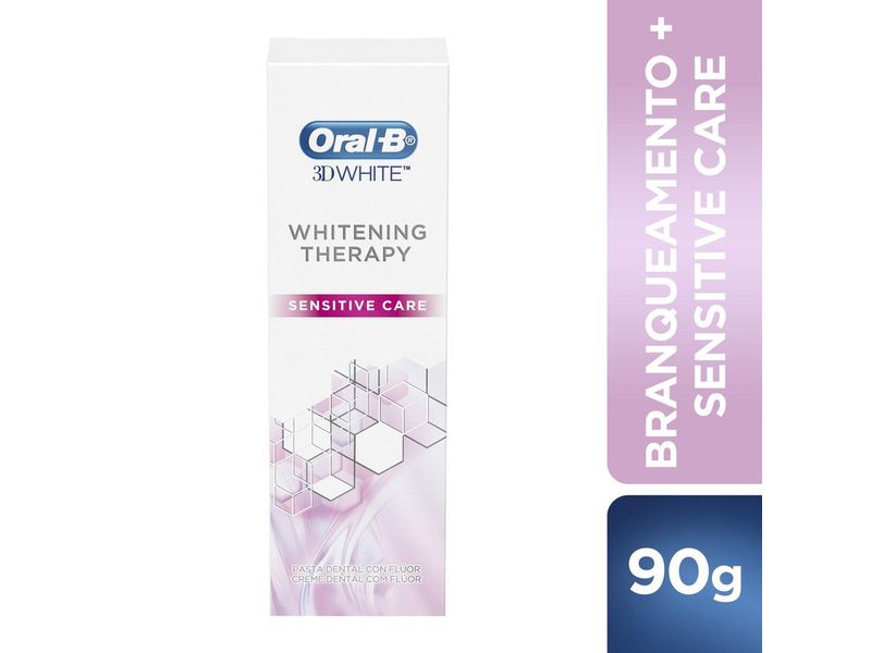 Creme-Dental-Oral-B-3D-White-Whitening-Therapy-Sensitive-Care-90g