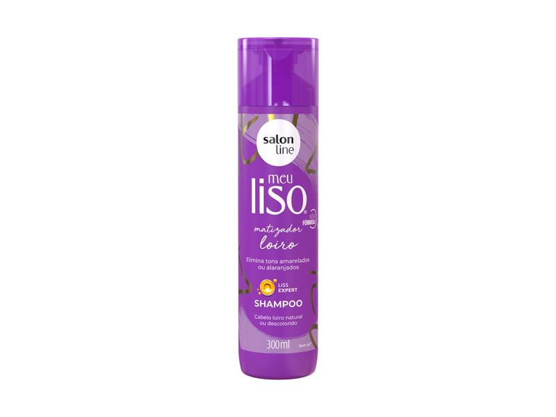 Shampoo Salon Line Meu Liso Loiro Matizador 300ml