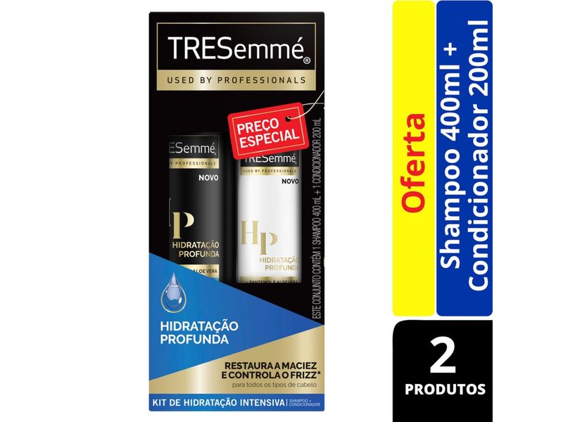 Kit-Shampoo-Tresemme-Hidratacao-Profunda-400ml---Condicionador-200ml