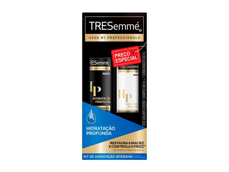Kit-Shampoo-Tresemme-Hidratacao-Profunda-400ml---Condicionador-200ml
