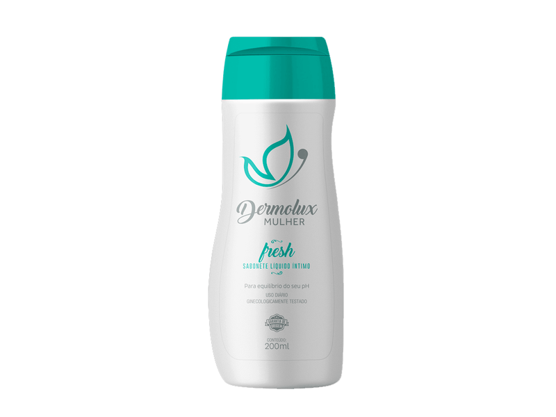 Sabonete Líquido Íntimo Dermolux Mulher Fresh 200ml