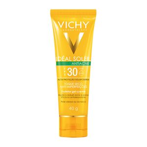 Protetor Solar Facial Vichy Idéal Soleil Antiacne FPS30 40g