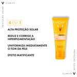 Protetor-Solar-Facial-Vichy-Ideal-Soleil-Clarify-FPS60-Clara-40g