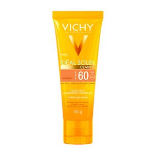 Protetor Solar Facial Vichy Idéal Soleil Clarify FPS60 Morena 40g