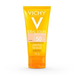 Protetor Solar Facial Vichy Idéal Soleil FPS50 Cor Clara 40g