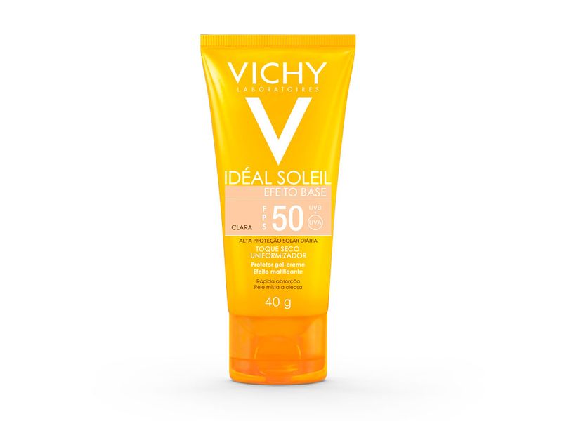 Protetor-Solar-Facial-Vichy-Ideal-Soleil-FPS50-Cor-Clara-40g