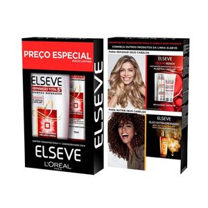 Conjunto elseve l'oréal paris reparação total 5 (1 shampoo 375ml + 1 condicionador 170ml