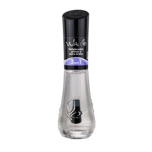 Esmalte Vult 3 em 1 Fortalecedor, Primer e Extra Brilho 8ml