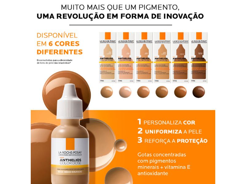 Pigmento-Facial-La-Roche-Posay-Anthelios-Color-Dose-Marrom-Escuro-17ml