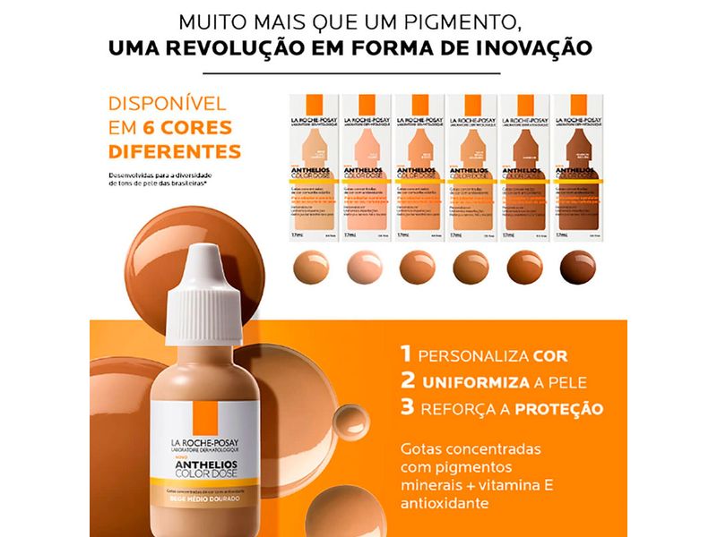 Pigmento-Facial-La-Roche-Posay-Anthelios-Color-Dose-Bege-Medio-Dourado-17ml