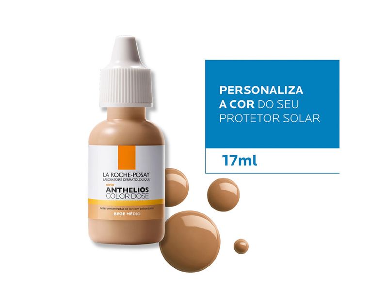 Pigmento-Facial-La-Roche-Posay-Anthelios-Color-Dose-Bege-Medio-17ml